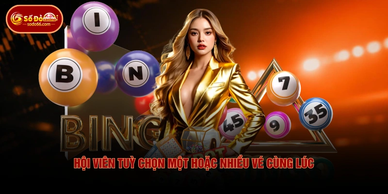 Hội viên tuỳ chọn một hoặc nhiều vé cùng lúc